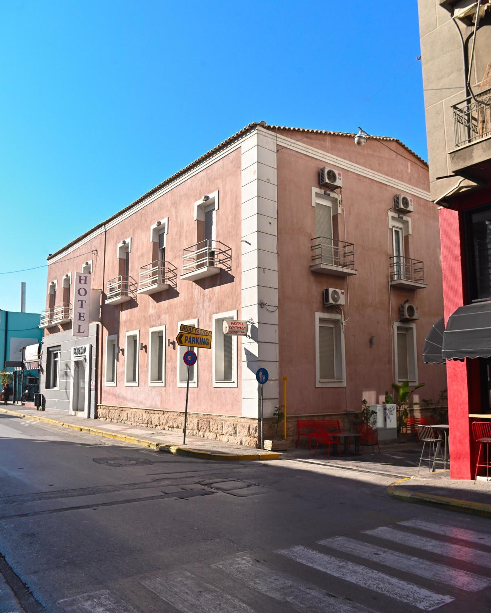 Hotel Kentrikon Chalkís Esterno foto