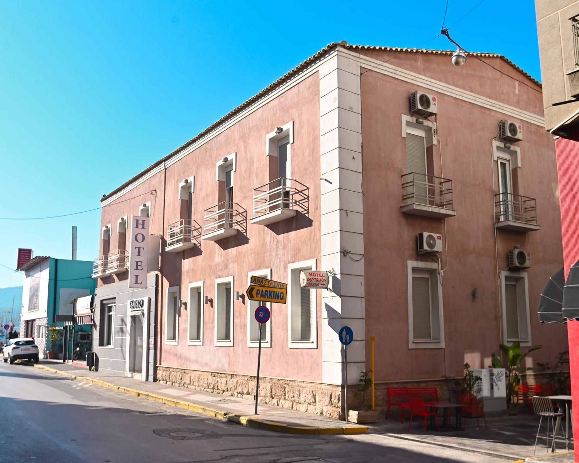 Hotel Kentrikon Chalkís Esterno foto